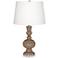 Mocha Brown Apothecary Glass Table Lamp