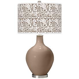 Image1 of Mocha Gardenia Ovo Table Lamp