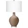 Mocha Ovo Table Lamp With Dimmer