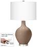Mocha Ovo Table Lamp With Dimmer