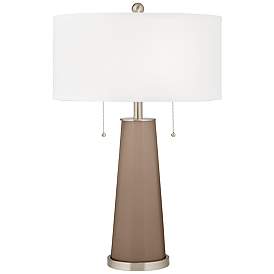 Image1 of Mocha Peggy Glass Table Lamp