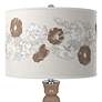 Mocha Rose Bouquet Apothecary Table Lamp