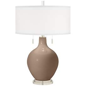 Image2 of Mocha Toby Table Lamp with Dimmer