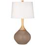 Mocha Wexler Table Lamp with Dimmer