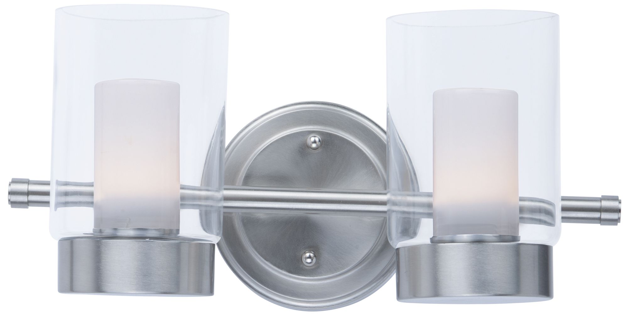 Mod 2-Light LED Vanity - Satin Nickel