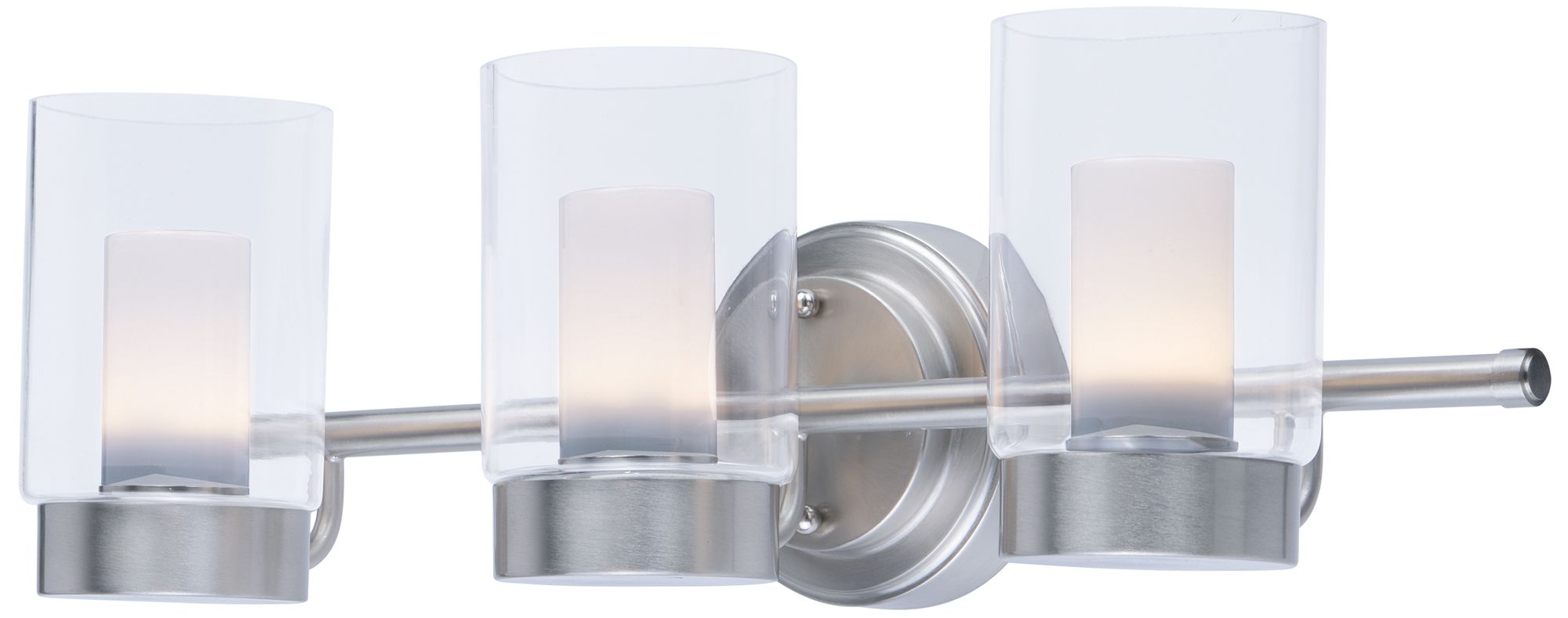 Mod 3-Light LED Vanity - Satin Nickel