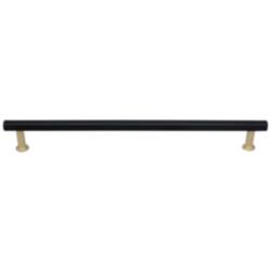 Mod Matte Black Satin Brass Metal 20 1/2"W Appliance Pull