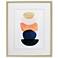 Mod Pods II 28"W x 34"H Framed Art