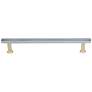 Mod Polished Chrome, Satin Brass 14 1/2" Wide Appliance Pull