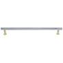 Mod Polished Chrome, Satin Brass 20 1/2" Wide Appliance Pull