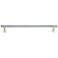 Mod Polished Chrome, Satin Brass 20 1/2" Wide Appliance Pull