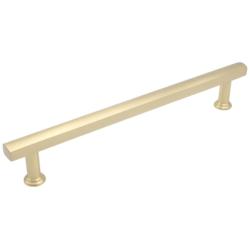 Mod Satin Brass Metal 14 1/2" Wide Appliance Pull