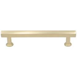 Mod Satin Brass Metal 6 1/4" Wide Cabinet Pull