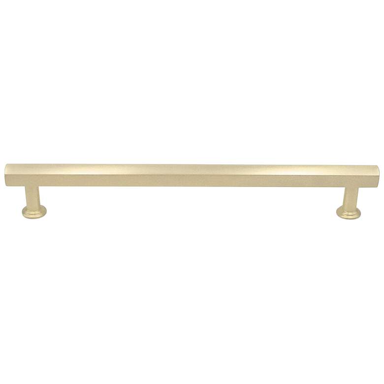Image 1 Mod Satin Brass Metal 9 1/4" Wide Cabinet Pull