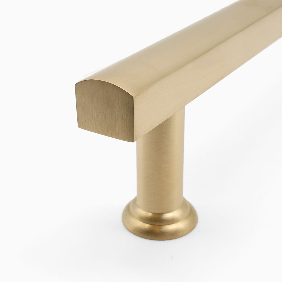 Image 2 Mod Unlacquered Satin Brass 14 1/2" Wide Appliance Pull more views