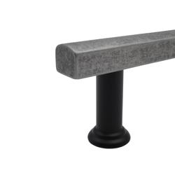 Mod Weathered Nickel Matte Black 14 1/2" Wide Appliance Pull