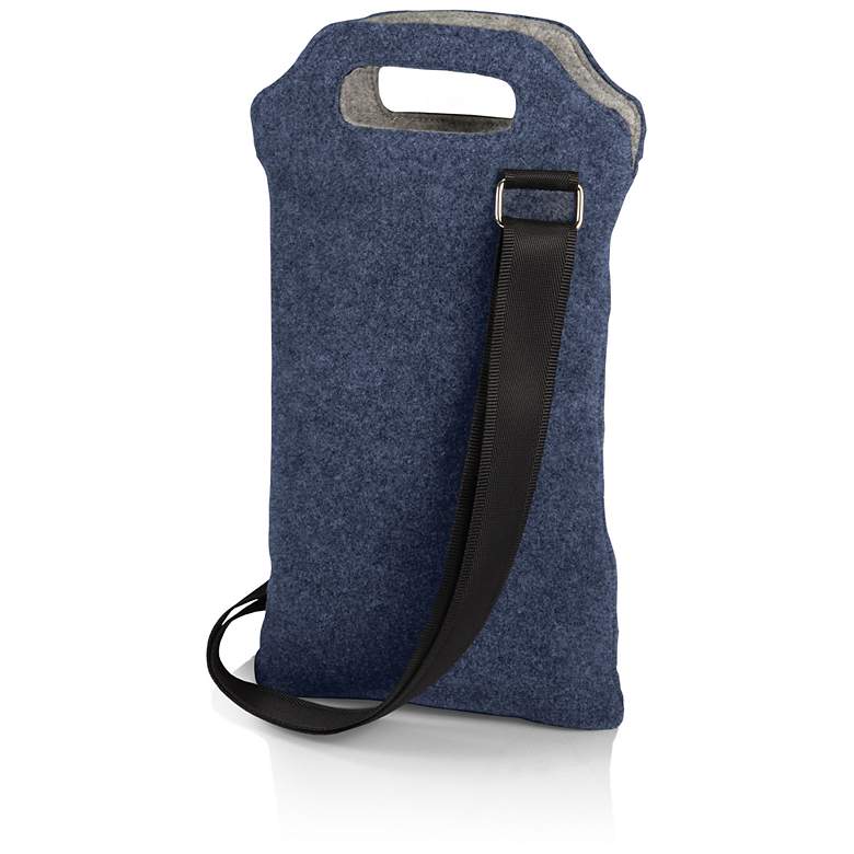 Image 1 MODE Collection Navy 2-Bottle Picnic Tote