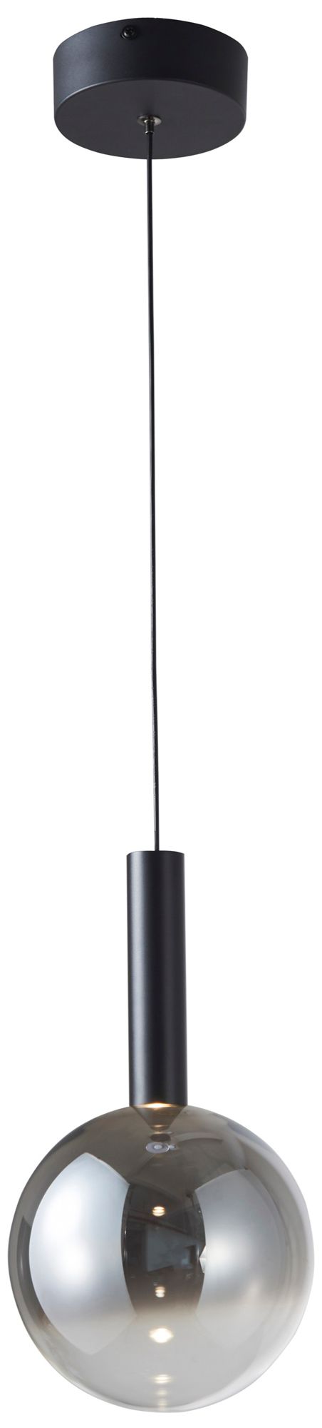 Image 3 Modella 8" Wide Black Pendant more views