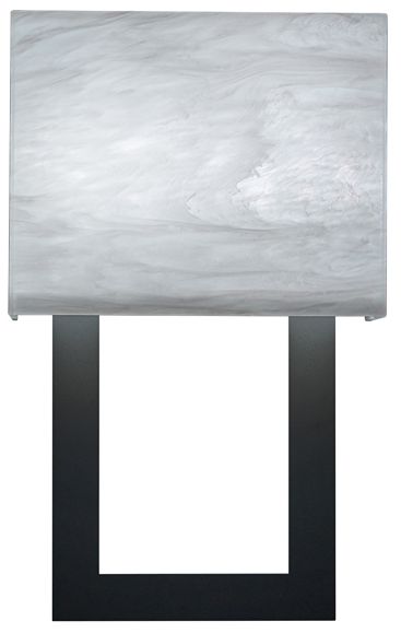 Modelli 12.5" High Black|White Swirl ADA Sconce 0-10V LED