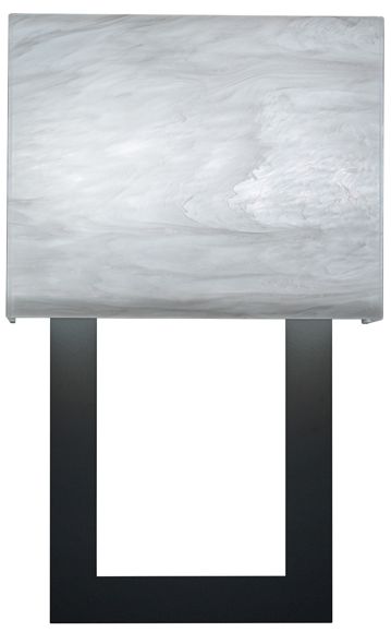 Modelli 12.5" High Black|White Swirl ADA Sconce Triac LED