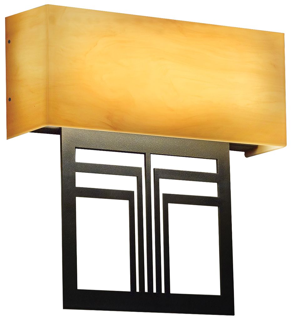 Modelli 14.5" High Dark Iron|Tea Stained ADA Sconce Triac LED