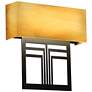 Modelli 14 1/2" High Dark Iron and Tea Stained ADA Sconce