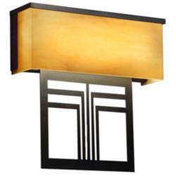 Modelli 14 1/2&quot;H Dark Iron Tea Stained ADA Sconce 0-10V LED
