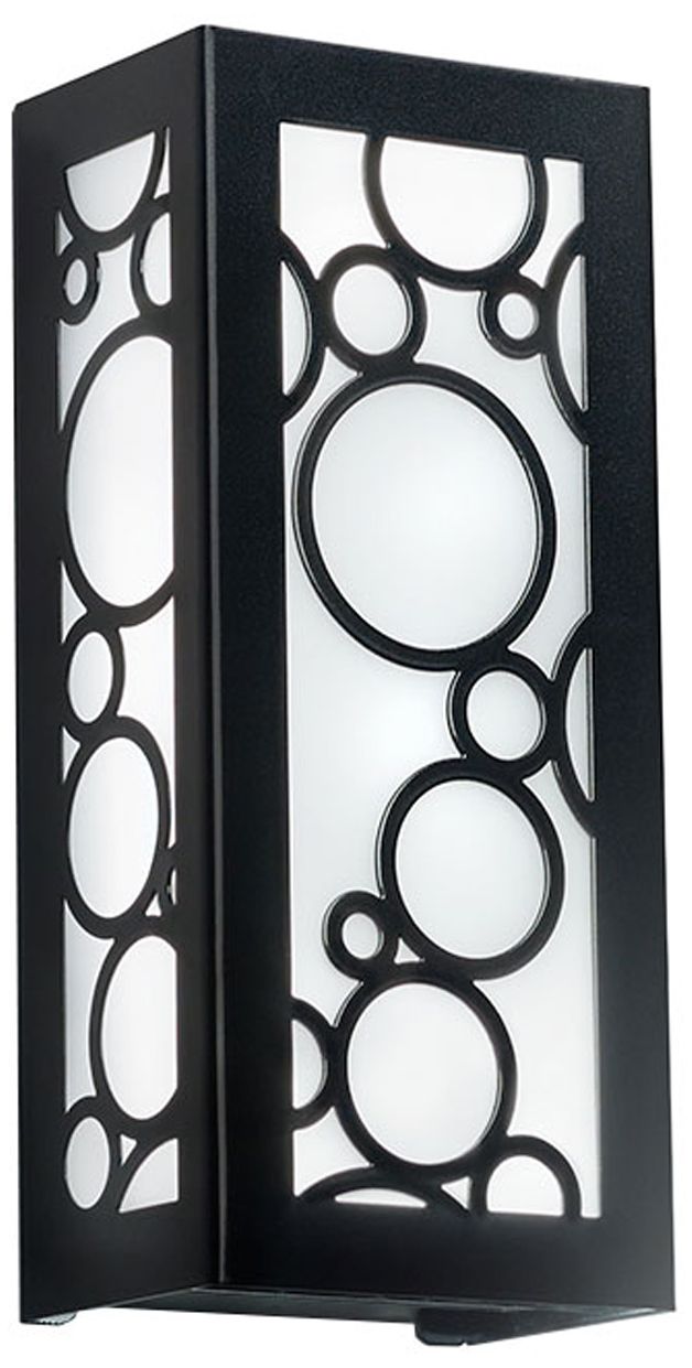 Modelli 14" High Black|Opal Acrylic ADA Sconce 0-10V LED