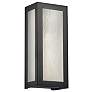 Modelli 14" High Dark Iron and Faux Alabaster ADA LED Sconce