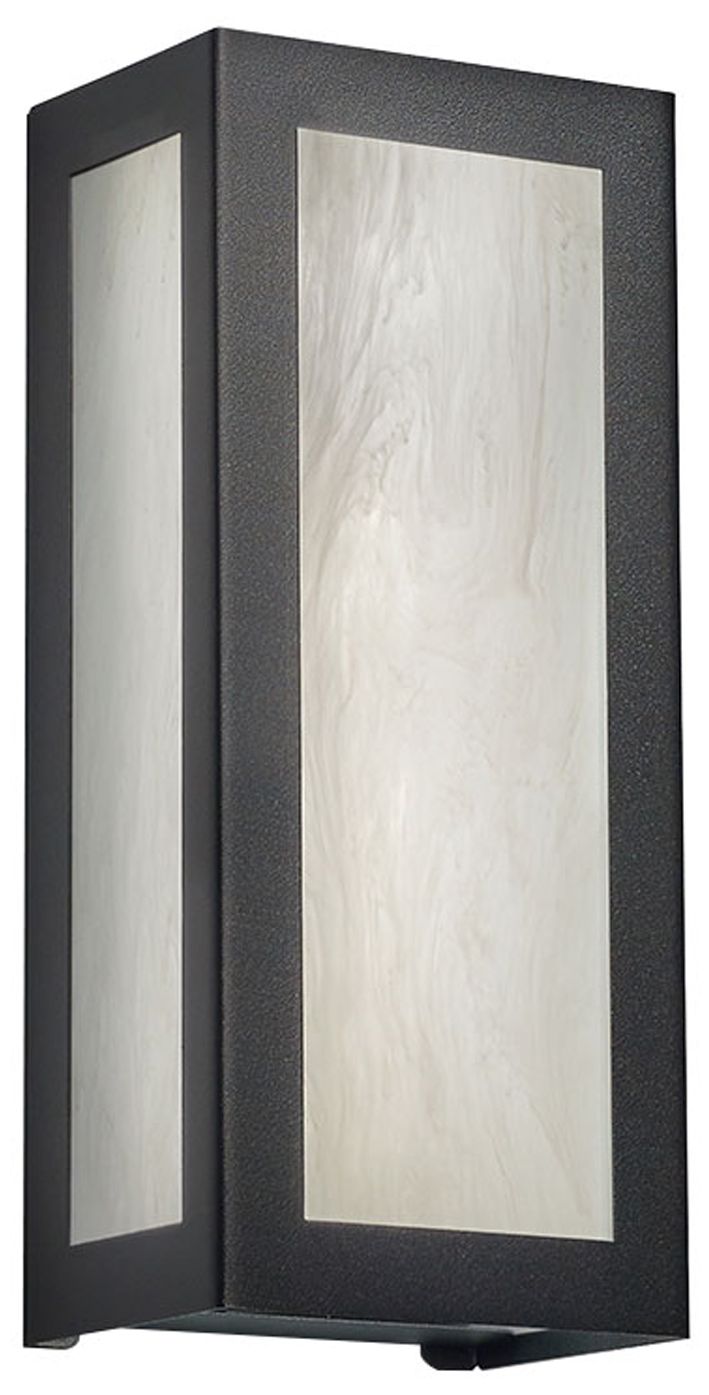 Modelli 14" High Dark Iron|Faux Alabaster ADA Sconce