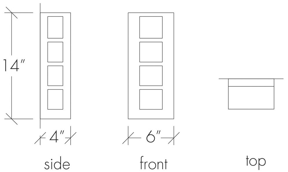 Image 3 Modelli 14" High Empire Bronze LED Outdoor Wall Light more views