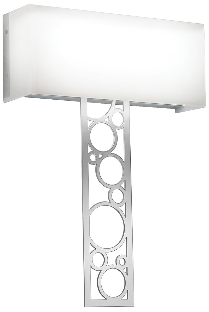 Modelli 20" High Chrome|Opal Acrylic ADA Sconce 0-10V LED