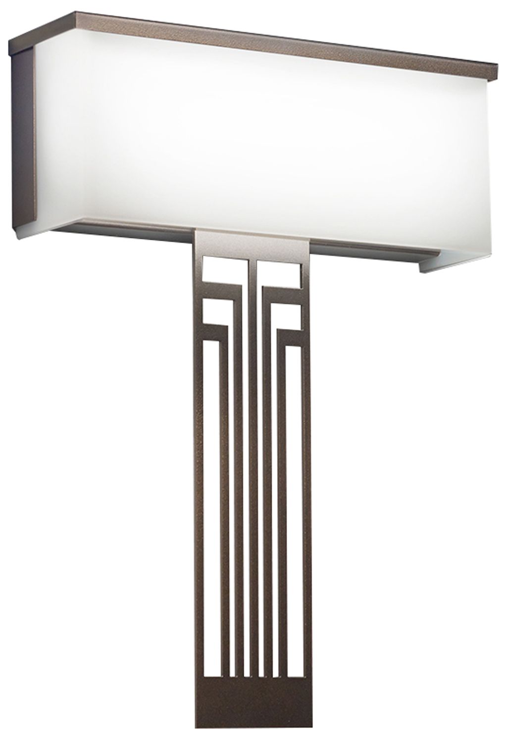 Modelli 20" High Medieval Bronze|Opal Acrylic ADA Sconce Triac LED