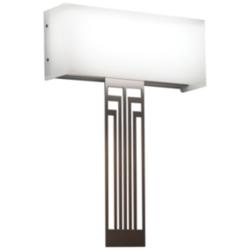Modelli 20&quot;H Medieval Bronze and Opal Acrylic ADA Sconce LED