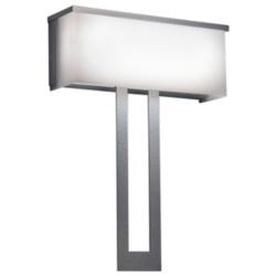 Modelli 20&quot;H Smoked Silver Opal Acrylic ADA Sconce 0-10V LED