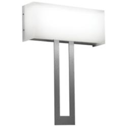 Modelli 20&quot;H Smoked Silver Opal Acrylic ADA Sconce 0-10V LED