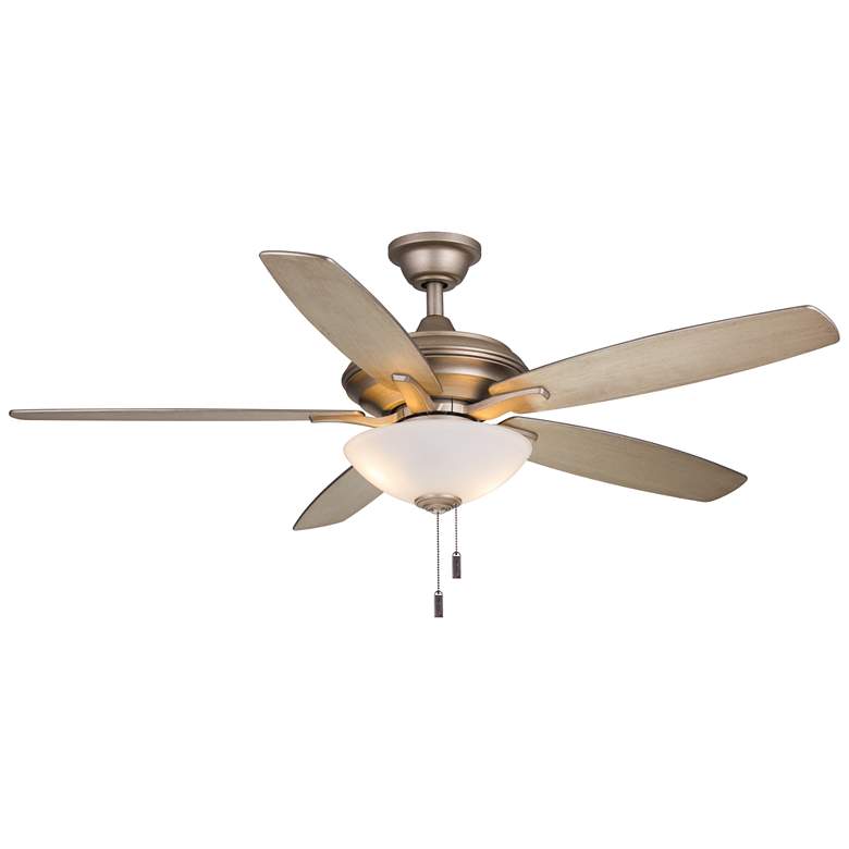 Image 1 Modelo 52" Iced Gold Finish, Reversible Blades Ceiling Fan by Wind Riv