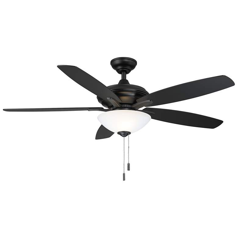 Image 1 Modelo 52" Matte Black Finish, Reversible Blades Ceiling Fan by Wind R