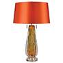Modena 26" High 2-Light Table Lamp - Amber