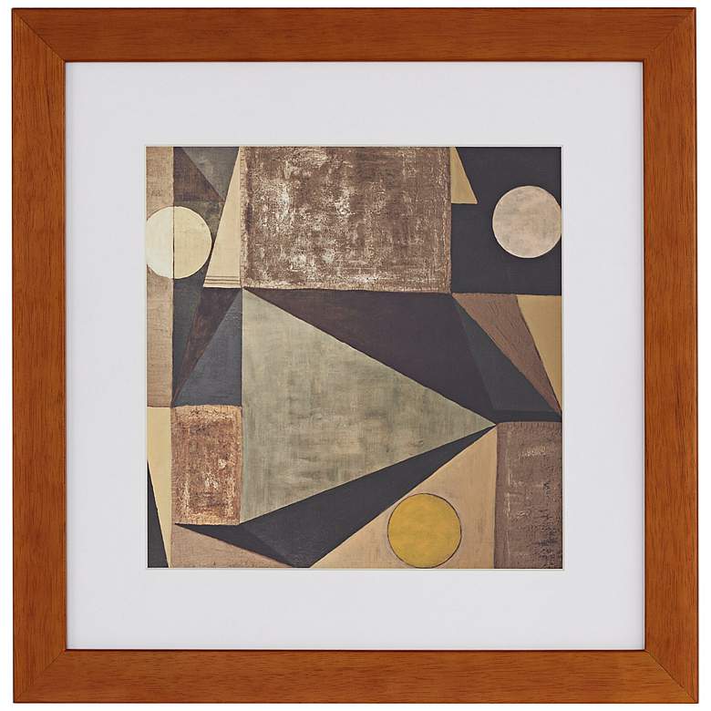 Image 1 Modern Abstract 16 inch Square Framed Wall Art