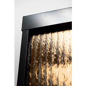 Image5 of Modern Black and Bronze Mirror 72" High Panel Fountain more views
