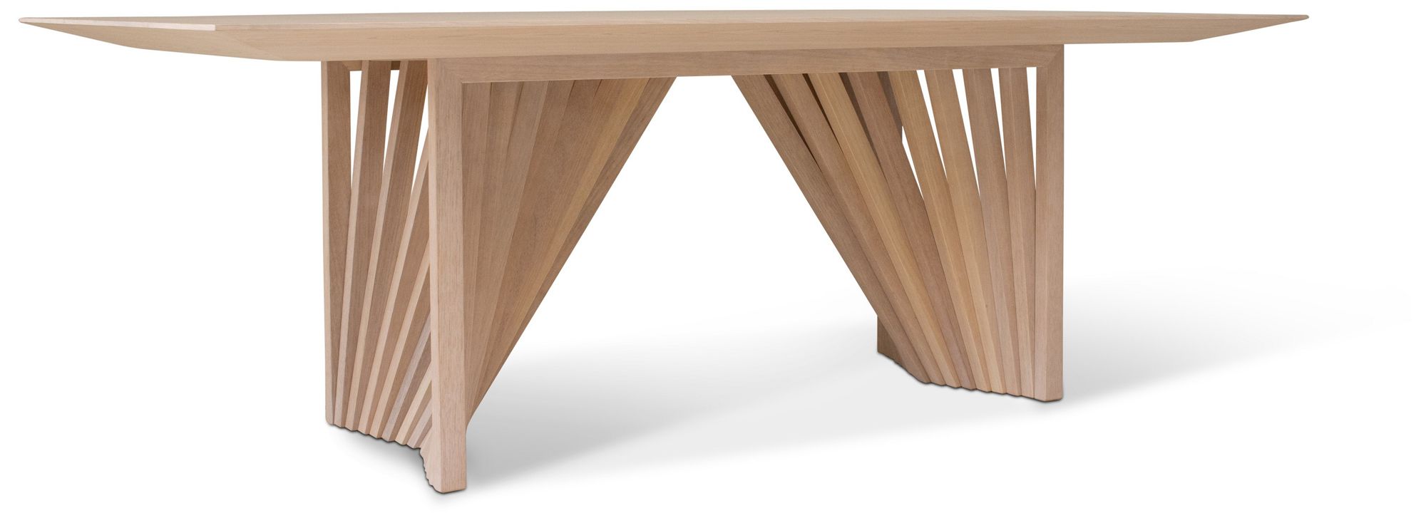 Image 2 Modern Brazilian 86.5" Wide Nevoa Rectangular Dining Table more views