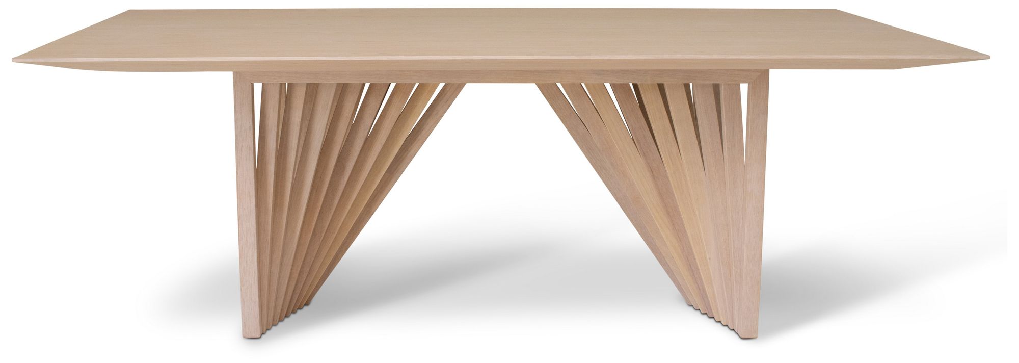 Image 4 Modern Brazilian 86.5" Wide Nevoa Rectangular Dining Table more views