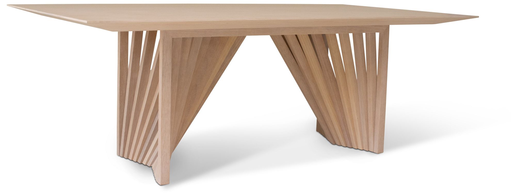 Image 5 Modern Brazilian 86.5" Wide Nevoa Rectangular Dining Table more views