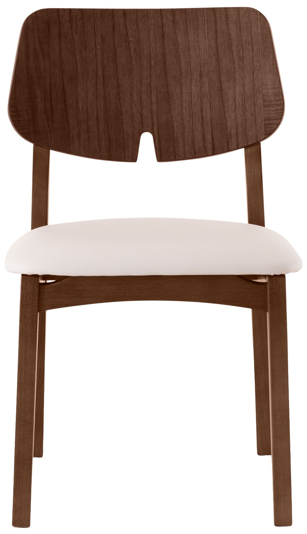 Image 2 Modern Brazilian Beth 19" Wide Medley Ivory Cane Side Chair Ebano Frame