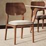1_Modern Brazilian Beth 19" Wide Medley Ivory Cane Side Chair Ebano Frame