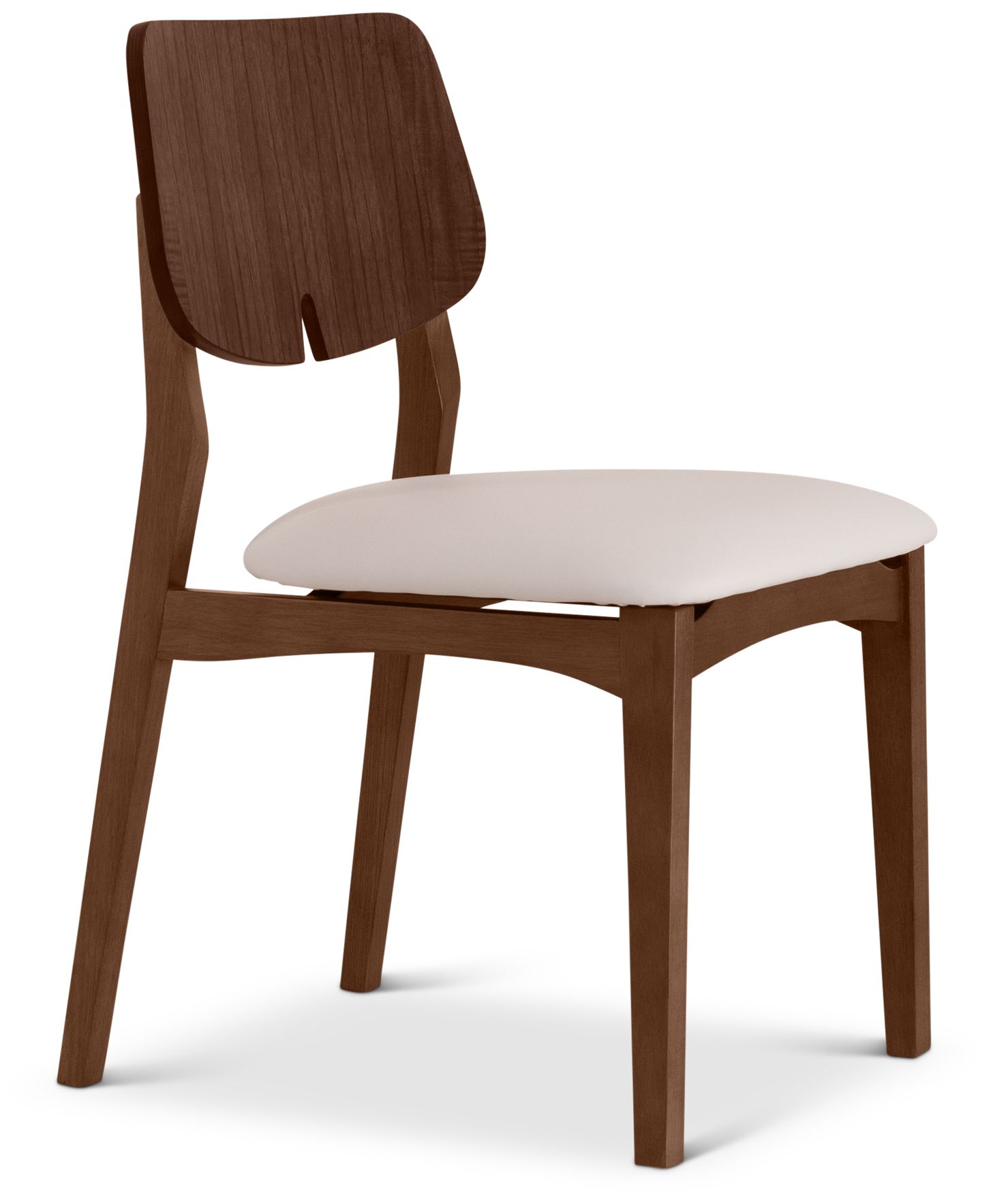 Image 4 Modern Brazilian Beth 19" Wide Medley Ivory Cane Side Chair Ebano Frame more views