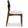 5_Modern Brazilian Beth 19" Wide Medley Ivory Cane Side Chair Ebano Frame more views