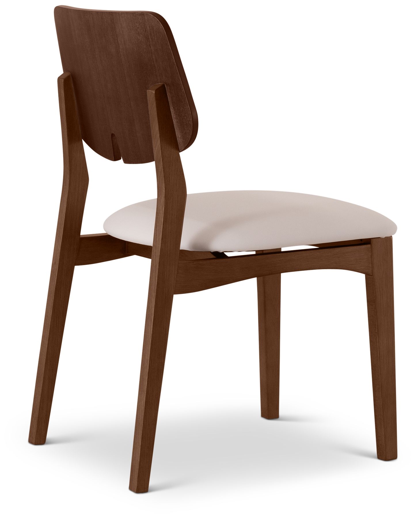 Image 6 Modern Brazilian Beth 19" Wide Medley Ivory Cane Side Chair Ebano Frame more views