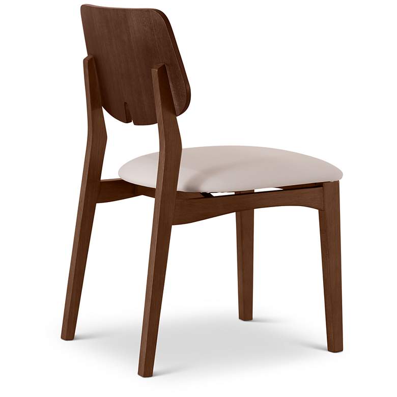 Image 6 Modern Brazilian Beth 19" Wide Medley Ivory Cane Side Chair Ebano Frame more views